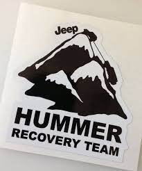 Jeep Decals Hummer Recovery Team Etsy Jeep Decals Jeep Jeep Sahara