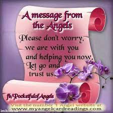 Let Go And Trust Angel Messages Angel Guidance Messages