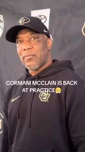 Colorado Football DB Coach Confirms Cormani McClain Back at Practice