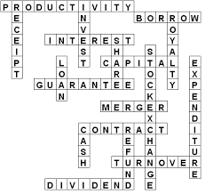 Check spelling or type a new query. Crossword Puzzle Solution Business Finance Learn English Today