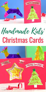 * we can't have a preschool crafts and activities roundup without. Merry Bright Kids Christmas Cards