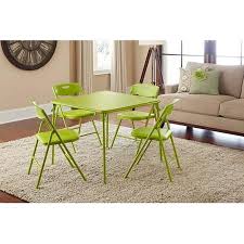 Cosco 5 Piece Folding Table And Chair Set Multiple Colors Walmart Com Card Table And Chairs Office Table And Chairs Small Living Room Furniture