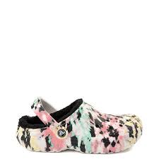 Clogs constructed from croslite material for lightweight comfort. Crocs Classic Tie Dye Clog Multi Journeys Crocs Classic Lined Crocs Womens Crocs Outfit