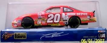 Ty salvino's bammers wayne gretzky 99 red american bear embroidered display box. Tony Stewart 20 Home Depot Peanuts Orange Car 2003 Nascar Now And Then Collectibles