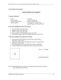 Download format cv kosong word Contoh Surat Lamaran Pekerjaan Dan Daftar Riwayat Hidup Kumpulan Contoh Gambar