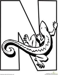 Encourage kids the think of other words that might start with the same letters as the coloring sheets. Animal Alphabet Letters Coloring Pages Education Com