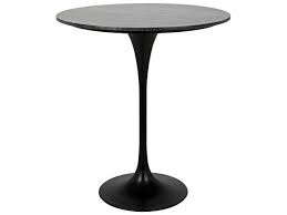 36'' wide round bar height dining table