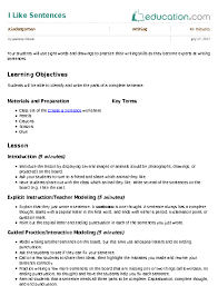 Educationdotcom Kindergarten Writing Lessons Kindergarten Writing Lesson Plans Writing Lesson Plans