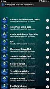 Jan 06, 2015 · lirik sholawat. Habib Syech Sholawat Nabi Lengkap Fur Android Apk Herunterladen