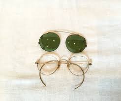 Vintage Spectacles Vintage Clip On Sunglasses Vintage Etsy Clip On Sunglasses John Lennon Style Glasses Vintage Glasses