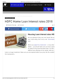 hdfc home loan interest rates 2018 cheap mortgages