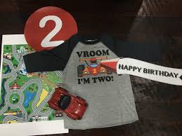 Boy Car Themed Birthday Party For 2 Year Old Race Car Birthday Theme For A 2 Year Old Car Birthday Theme Race Car Birthday Party Cars Theme Birthday Party
