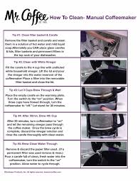 How To Clean Your Mr Coffee Coffee Maker Coffee Maker Cleaning Mr Coffee Coffee Maker