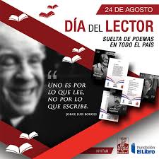 _ lo celebramos el viernes 23 de agosto con una suelta de más de 100 mil poemas en todo el país _. Dia Del Lector Municipalidad De Malargue