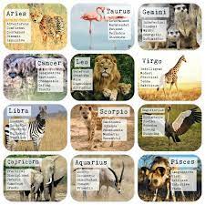 African Animal Zodiac Signs Which Is Your African Spirit Animal Virgo And Cancer Animal Zodiac Signs Leo And Cancer