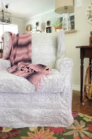 A slipcover doesn't damage the value of an antique chair. Wingback Chair Slipcover Tutorial Create Your Own Diy Slipcover To Refresh An Old Wingback Chair With This Fun And Easy Tutorial Fabric Com Blog