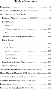 The Wesley H. Bacon Reader: Pursuits, Passions, & Peregrinations of a  20th-Century Autodidact: Wesley H. Bacon, Reginald W. Bacon: 9780981794532:  Amazon.com: Books