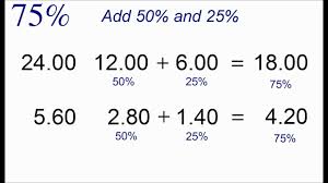 Calculate Percentages In Your Head Youtube