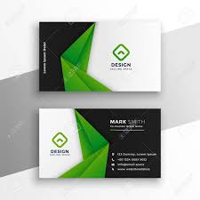 This stunning business card template is perfect for all kinds of professionals. Green Abstract Modern Business Card Design Royalty Free Cliparts Vectors And Stock Illustration Image 146198169