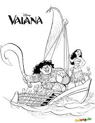 Colorigolo Coloriage Disney Vaiana