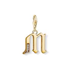 Browse 22 the letter m in different fonts stock photos and images available, or start a new search to explore more stock photos and images. Charm Pendant Letter M Gold 1619 414 39 Thomas Sabo