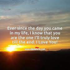 You Are The One I Ll Truly Love Till The End Idlehearts