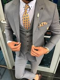 If you're unsure on shirt and tie combinations go for one of our boxed men's shirt and tie sets. Buy Gray Slim Fit Suit By Gentwith Com With Free Shipping Designer Suits For Men Fashion Suits For Men Dress Suits For Men