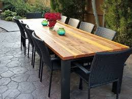 5 Diy Outdoor Dining Table Youtube Outdoor Dining Table Wood Patio Table Modern Outdoor Dining Table