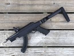 10 22 Ish Pistol Pmaca Chassis Tac Sol X Ring Receiver Tailhook Ab Arms Hinge Leupold Deltapoint Threaded 4 6 Barrel Pistol Guns Leupold