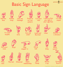 I Love Charts Pleatedjeans Basic Sign Language