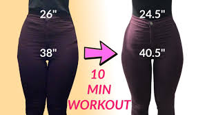 Read on this article to find out how. How To Get A Small Waist And Wide Hips 10 Minute Home Workout Youtube
