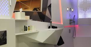 Filler and dimensions manifestly dictate your choice of cleanse, shower modern bathroom design. Laufen S Futuristic Bathroom Design Hospitality Interiors Magazine