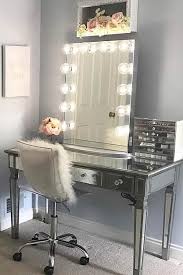 The roundhill furniture wood makeup vanity sets have an adjustable oval mirror. 34 Beautiful Makeup Vanity Ideas