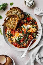 Easy Stovetop Shakshuka No Oven Walder Wellness Dietitian Rd Recipe In 2021 Healthy Egg Recipes Shakshuka Recipes Shakshuka