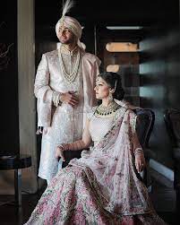 30 Unique Outfit Combinations For Brides Grooms Indian Wedding Outfits Wedding Dresses Men Indian Couple Wedding Dress