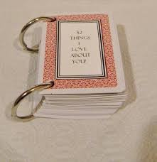 5 punch three holes at the top of each card, aligning them correctly so. 52 Things I Love About You Card 9 Steps With Pictures Instructables