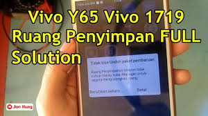 Cara memindahkan penyimpanan internal ke kartu sd hp vivo y71. Solusi Ruang Penyimpanan Penuh Vivo 1719 Vivo Y65 Youtube