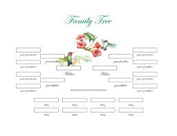Free Printable Family Tree Template Room Surf Com