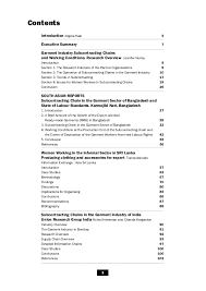 Check list for water centre cleaning condition. Pdf Garment Industry Subcontracting Chains And Working Conditions Ion Buga Academia Edu