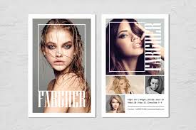 A comp card (a models busine. Fashion Modeling Comp Card Template Crella