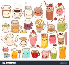 Collection Of Lovely Hot And Cold Drink Icon Cute Tea Adorable Milk Sweet Coffee Kawaii Smoothie Girl Garabatos Kawaii Pegatinas Kawaii Dibujos Kawaii