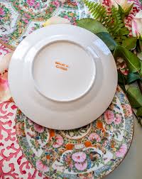 made-in-china-mark-bottom-Rose-Canton-plate