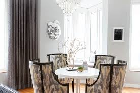 Wood adjustable height carlyle dining table. Ikat Chairs Contemporary Dining Room Carlyle Designs