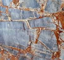 Fantastic Blue Polished Marble Slab, 2 cm