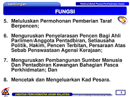 Maklumat pesara jabatan perkhidmatan awam malaysia bahagian pencen arahan untuk kegunaan pejabat 1. Bahagian Pasca Perkhidmatan Jabatan Perkhidmatan Awam Ppt Download