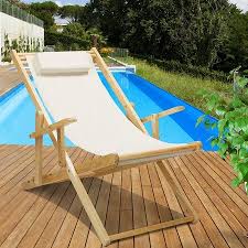 Sling Chair Natural Frame Natural Wheat Canvas Walmart Com Beach Chairs Sling Chair Lawn Chairs