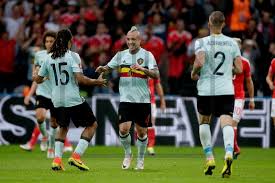 Denayer and mertens seal victory. Soccrates Images L R Jason Denayer Of Belgium Radja Nainggolan Of Belgium Toby Alderweireld Of Belgium