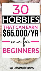 15 Hobbies That Make Money In 2020 Earn Smart Online Class Work From Home Jobs Hobbies That Make Money Work From Home Moms