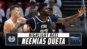 Neemias queta (born july 13th, 1999) is a portuguese basketball player from barreiro, portugal who plays as a center for the utah state aggies basketball team. Neemias Queta Measures Out As Biggest Player At Nba Draft Combine Ksl Com
