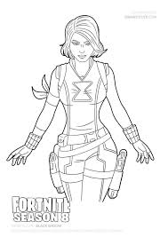 How To Draw Black Widow Step By Step Guide With Coloring Page Fortnite Season 8 Draw It Cu Avengers Coloring Pages Avengers Coloring Black Widow Avengers